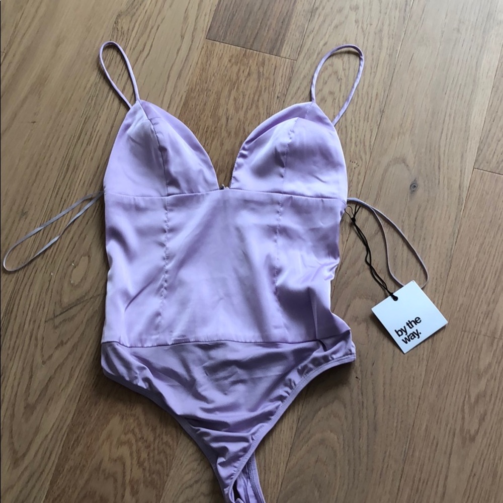 purple bodysuit